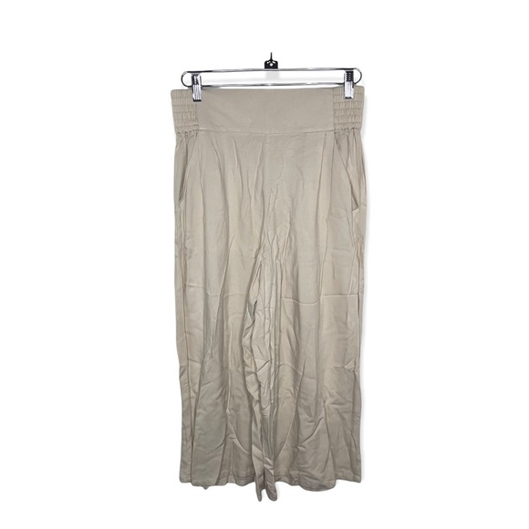 TIME AND TRU Khaki Smocked Waist Soft Pants M NWOT - Picture 5 of 10